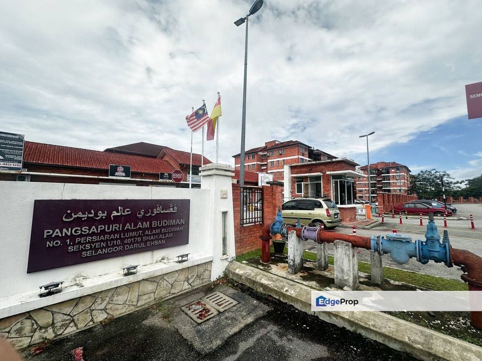 Alam Budiman Pangsapuri Sri Budiman, 1st Floor Ada Kitchen Cabinet | Pangsapuri Murah Shah Alam FOR SALE!, Selangor, Shah Alam