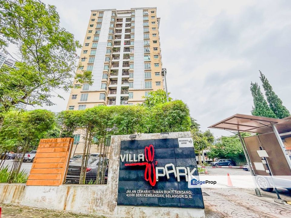 Villa Park Condominium Taman Bukit Serdang Seri Kembangan, Ground Floor 1,106 sq.ft | Service Apartment FOR SALE! - RM349k Nego, Selangor, Seri Kembangan