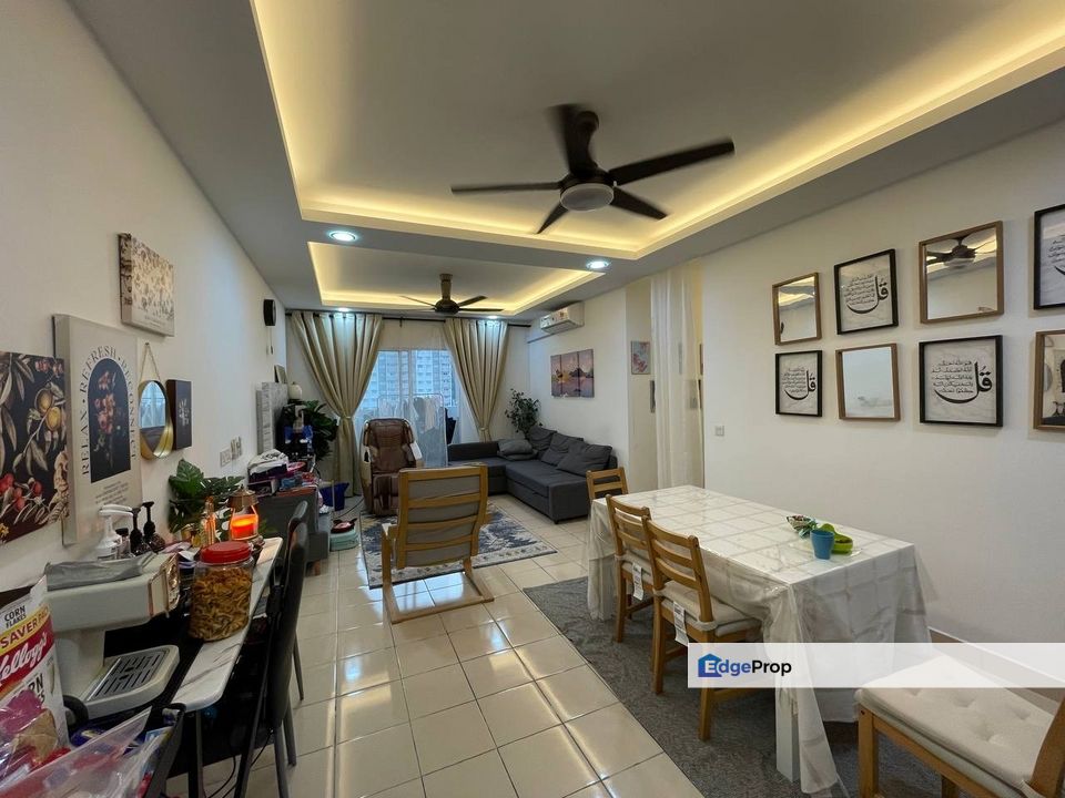 Serunai Apartment Bandar Bukit Raja, Renovated with Plaster Ceiling & Kitchen cabinet | Apartment FOR SALE! - RM350k Nego, Selangor, Bandar Bukit Raja