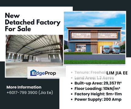 Desa Cemerlang Detached Factory, Johor, Ulu Tiram