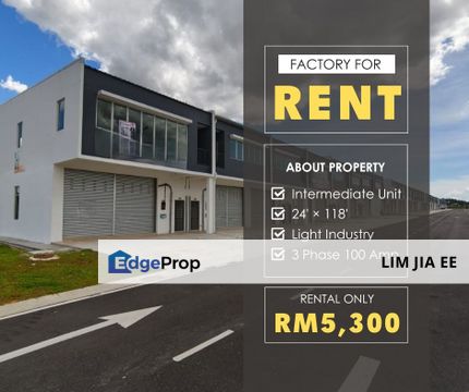 Kulai Stellar Park Terrace Factory Intermediate Unit For Rent, Johor, Kulai