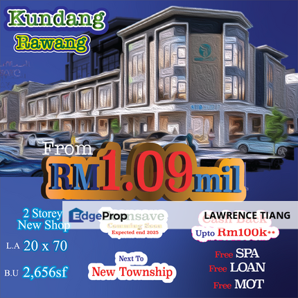 Kundang Shop Lot ONLY RM1mil , Selangor, Rawang
