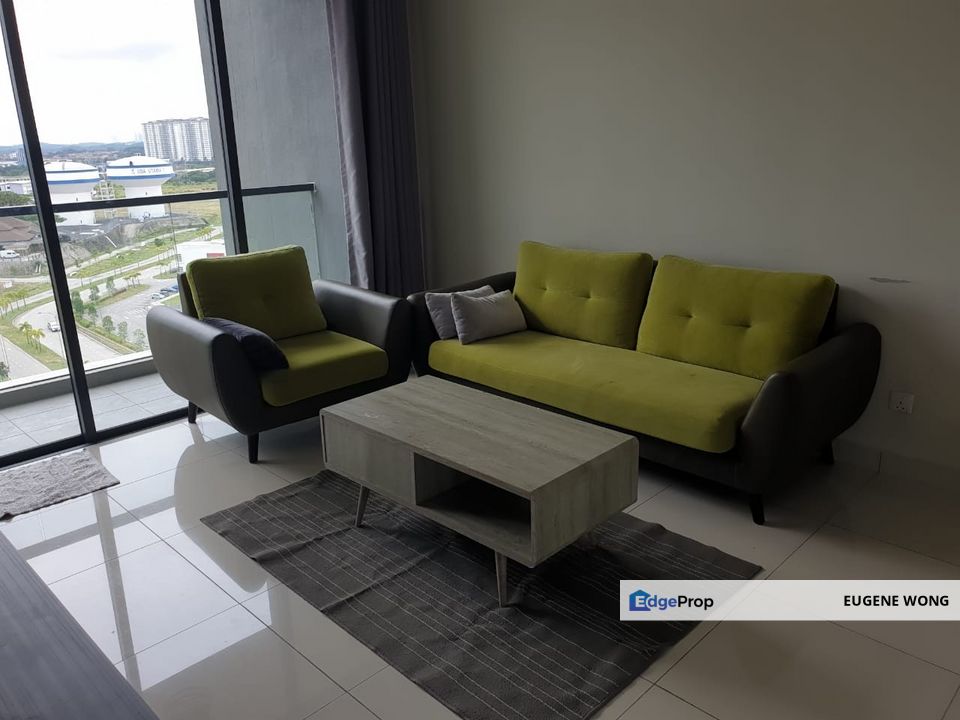 Bandar Uda Utama Raffles Suites 2Rooms 2Baths Fully Furnished Unit For Rent, Johor, Skudai