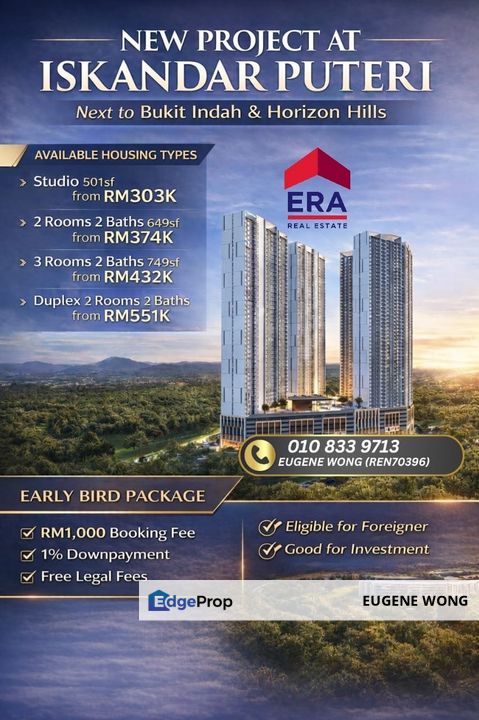New Service Apartment Located @ Iskandar Puteri, Johor, 
