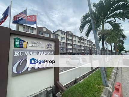 Rumah Pangsa Orkid Medium cost Flat For Sale, Johor, Ulu Tiram