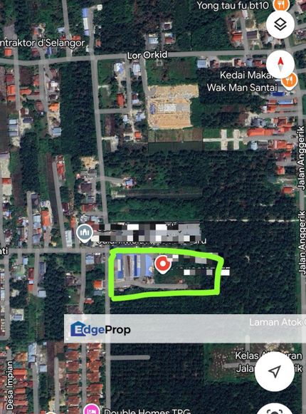 For Sale! 5 Acres Zone Industry Land @ Jalan Melati Sungai Rambai, Telok Panglima Garang, Selangor, Jenjarom