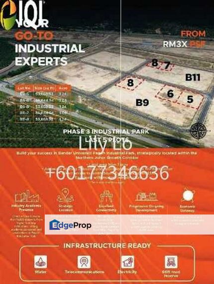 Bandar Univesiti Pagoh Medium Industrial Land, Johor, Pagoh