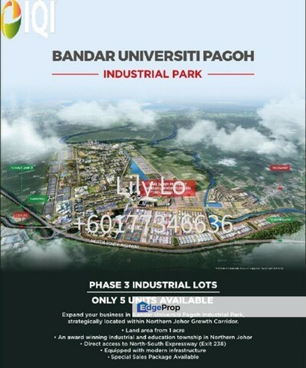Bandar Univesiti Pagoh Medium Industrial Land, Johor, Pagoh