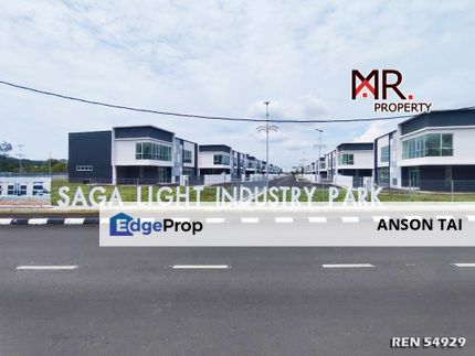 NEWLY UNIT Double Storey Semi-D Light Industry KP Saga FOR RENT, Kedah, Sungai Petani