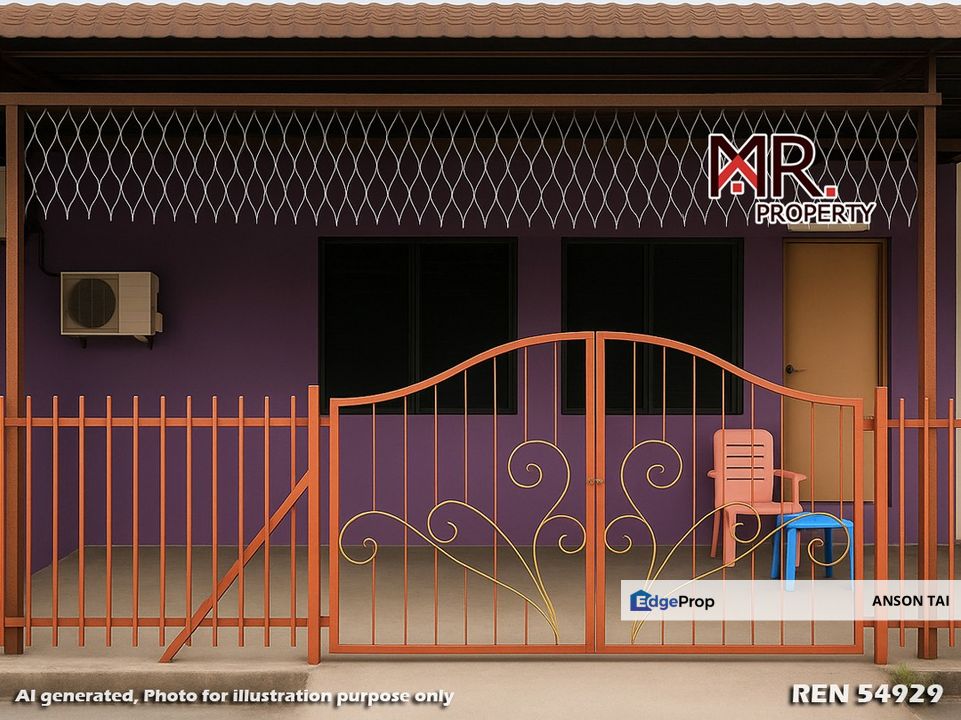 FULLY EXTENDED Single Storey Terrace Taman Ria Jaya FOR SALE, Kedah, Sungai Petani