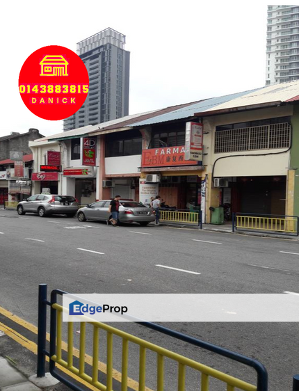 2 Storey Shophouse Facing Mainroad Located in Pulau Tikus, Burma Road, Penang, Persiaran Gurney