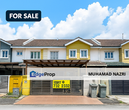 Pasir Gudang Taman Bukit Dahlia Rumah Dua Tingkat | Depan padang, Johor, Pasir Gudang