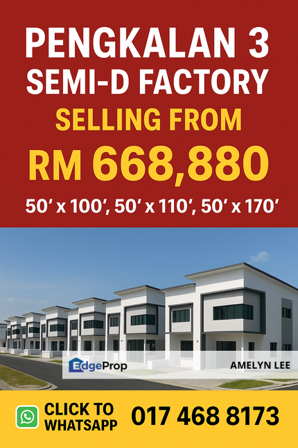 PENGKALAN 3 SEMI DETACHED FACTORY, Perak, Ipoh