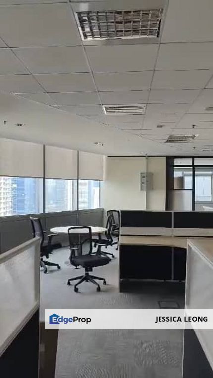 Naza Tower ~ Bright Lovely Fully Fitted Office w/Awesome View, Kuala Lumpur, KL City