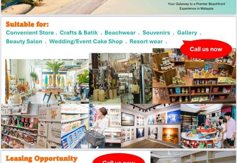 Retail Space For Rent at 4-star Holiday Villa Langkawi