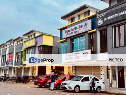 Bandar Tiram double storey shop office big end lot for sale, Johor, Ulu Tiram