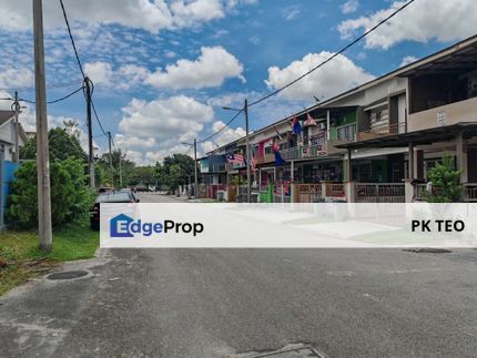 Taman Scientex Senai Double-storey terrace house end lot for sale, Johor, Senai