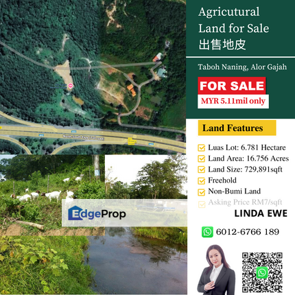 Agricutural Land for Sale Taboh Naning Alor Gajah, Melaka, Ayer Keroh