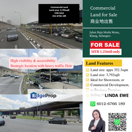 Commercial Land for Sale Jalan Raja Muda Musa Klang, Selangor, Klang