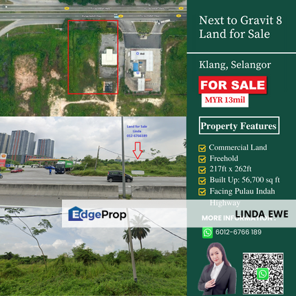 Gravit 8 Land for Sale, Selangor, Klang