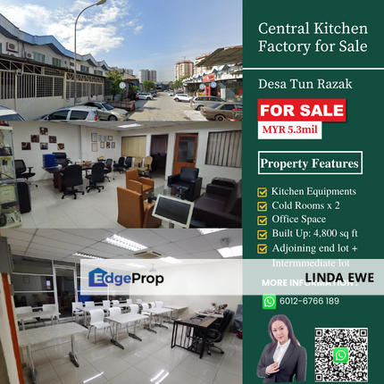 Central Kitchen for Sale, Kuala Lumpur, Cheras