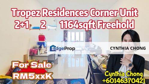 Tropez Residences 2+1 Bedroom Unit For Sale, Johor, Johor Bahru