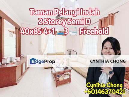 Taman Pelangi Indah Jalan Jelita Double Storey House For Sale , Johor, Ulu Tiram