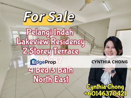 Taman Pelangi Indah Unblock View Double Storey House For Sale, Johor, Ulu Tiram
