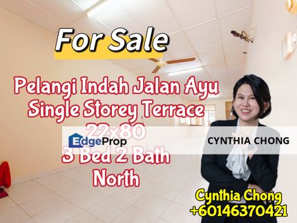 Taman Pelangi Indah Single Storey House For Sale, Johor, Ulu Tiram
