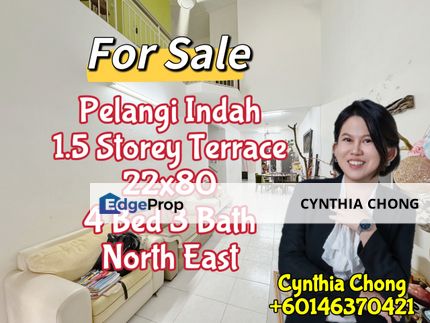 Taman Pelangi Indah Jalan Pesona Single and Half Storey House For Sale, Johor, Ulu Tiram