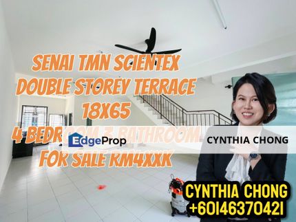 Taman Scientex Utama Senai Double Storey Terrace House For Sale, Johor, Senai