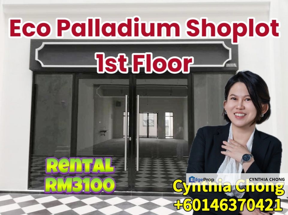 Eco Palladium Shoplot For Rent, Johor, Johor Bahru