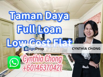 Taman Daya Jalan Nipah Flat For Sale, Johor, Johor Bahru