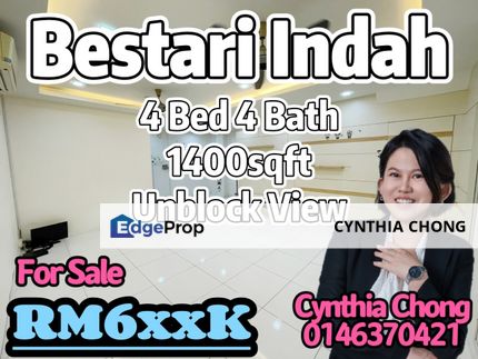 Taman Bestari Indah Ulu Tiram Unblock View Double Storey Terrace House For Sale, Johor, Ulu Tiram