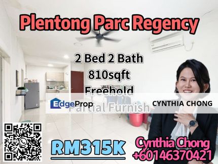 Plentong Parc Regency 2 Bedroom Unit For Sale, Johor, Masai