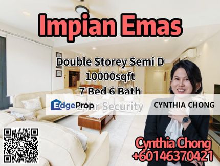 Impian Emas Double Storey Semi D For Sale /For Rent, Johor, Skudai