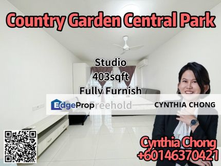 Taman Damansara Aliff Country Garden Central Park Phase 1 Studio Unit For Sale , Johor, Johor Bahru