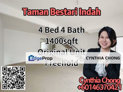 Taman Bestari Indah Double Storey House For Sale, Johor, Ulu Tiram