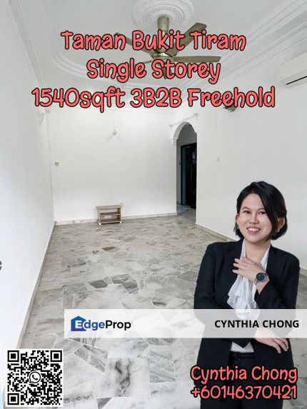 Taman Bukit Tiram Single Storey House For Sale, Johor, Ulu Tiram