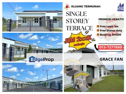 Rumah Teres Setingkat Untuk Dijual, Johor, Kluang