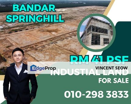 Industrial Land For Sale, Negeri Sembilan, Port Dickson