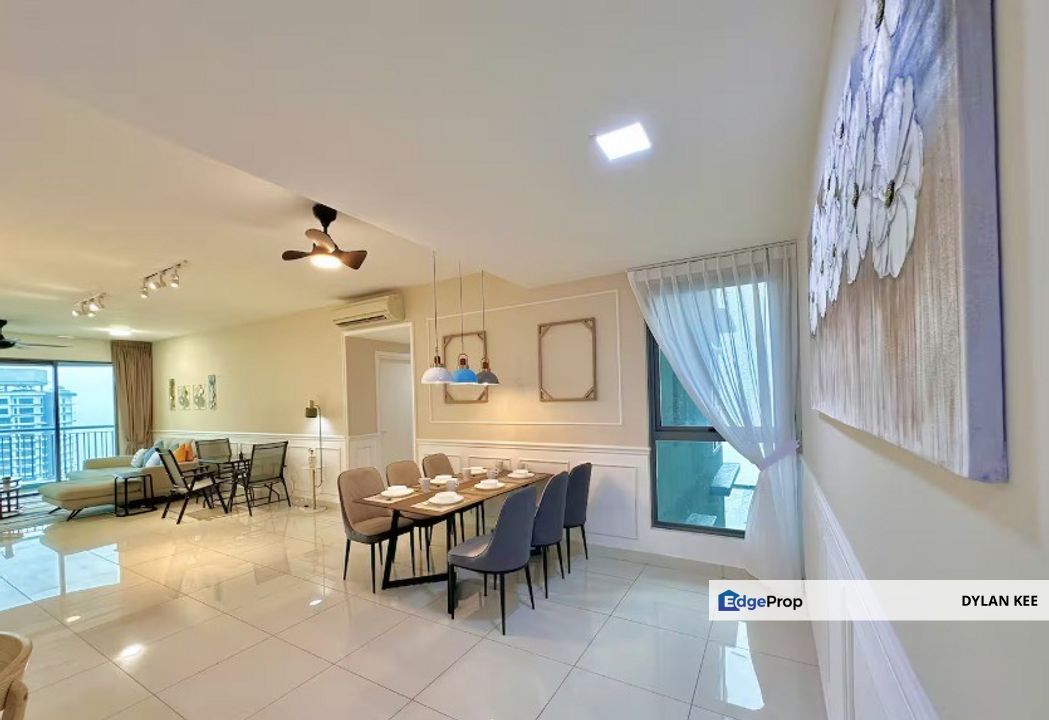 Teega Residences High Floor with Seaview Fully Furnished, Johor, Kota Iskandar