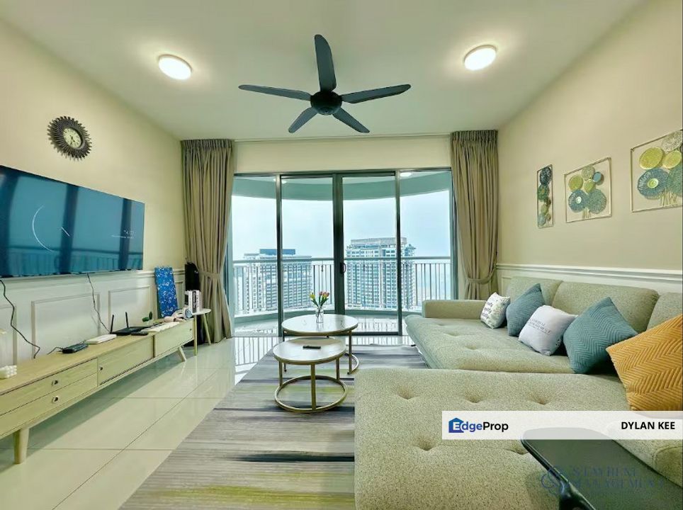 Teega Residences High Floor with Seaview Fully Furnished, Johor, Kota Iskandar