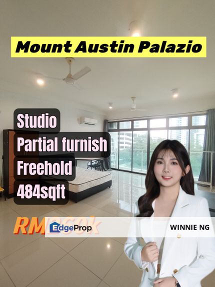 JB Mount Austin hot area Palazio studio unit for sale, Johor, Johor Bahru