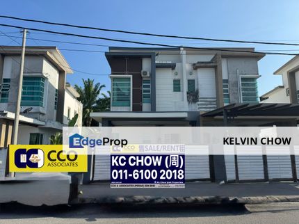 Bercham Double Storey Semi D House For Sale, Perak, Kinta