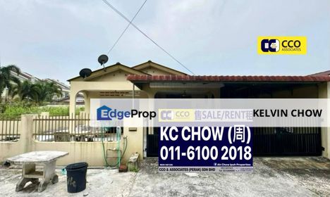 Bercham Single Storey Bungalow House For Sale, Perak, Ipoh