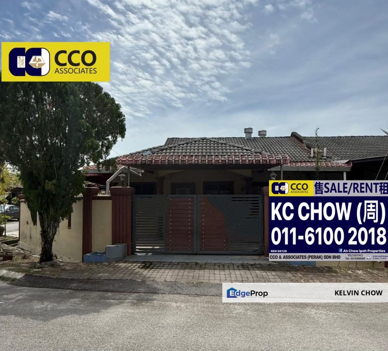 Silibin Buntong Single Storey Corner House, Perak, Ipoh