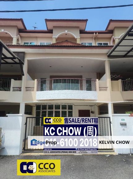 Ipoh Garden East Taman Perpaduan Ria - 2.5 Storey House For Sale Near Bercham, Perak, Ipoh