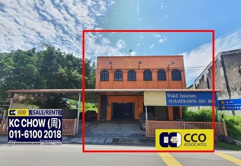 Ipoh Tambun Two Adjoining Shop For Sale Facing Main Road