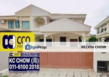 Ipoh Airport Road Taman Victoria Double Storey Semi D House For Sale, Perak, Ipoh